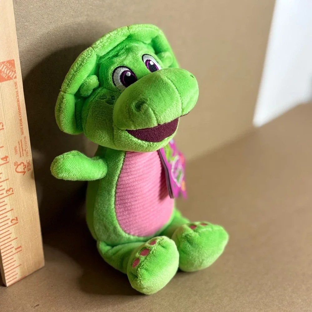Barney's World Baby Bop Dinosaur Plush Barney Friend 8